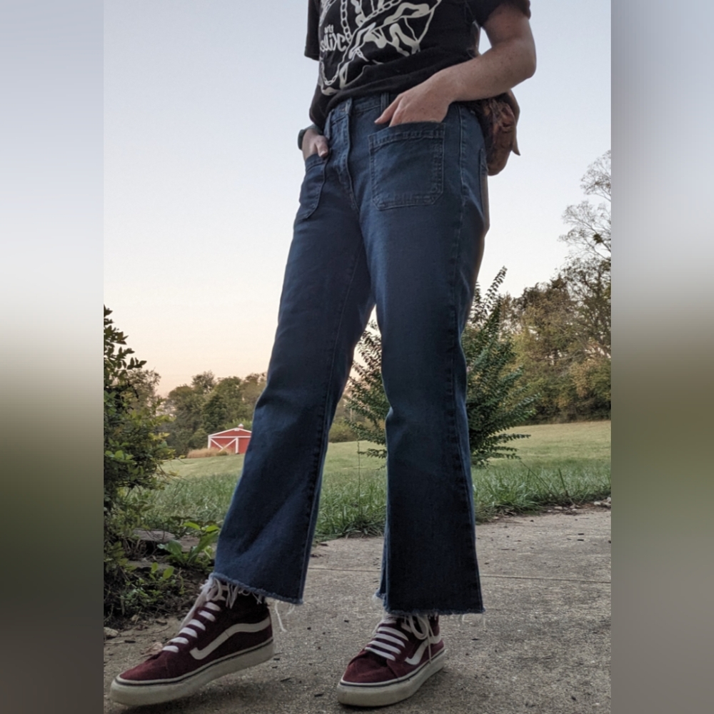 Universal thread high rise flare jeans